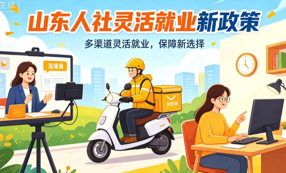 2026 年山东人社灵活就业全套政策